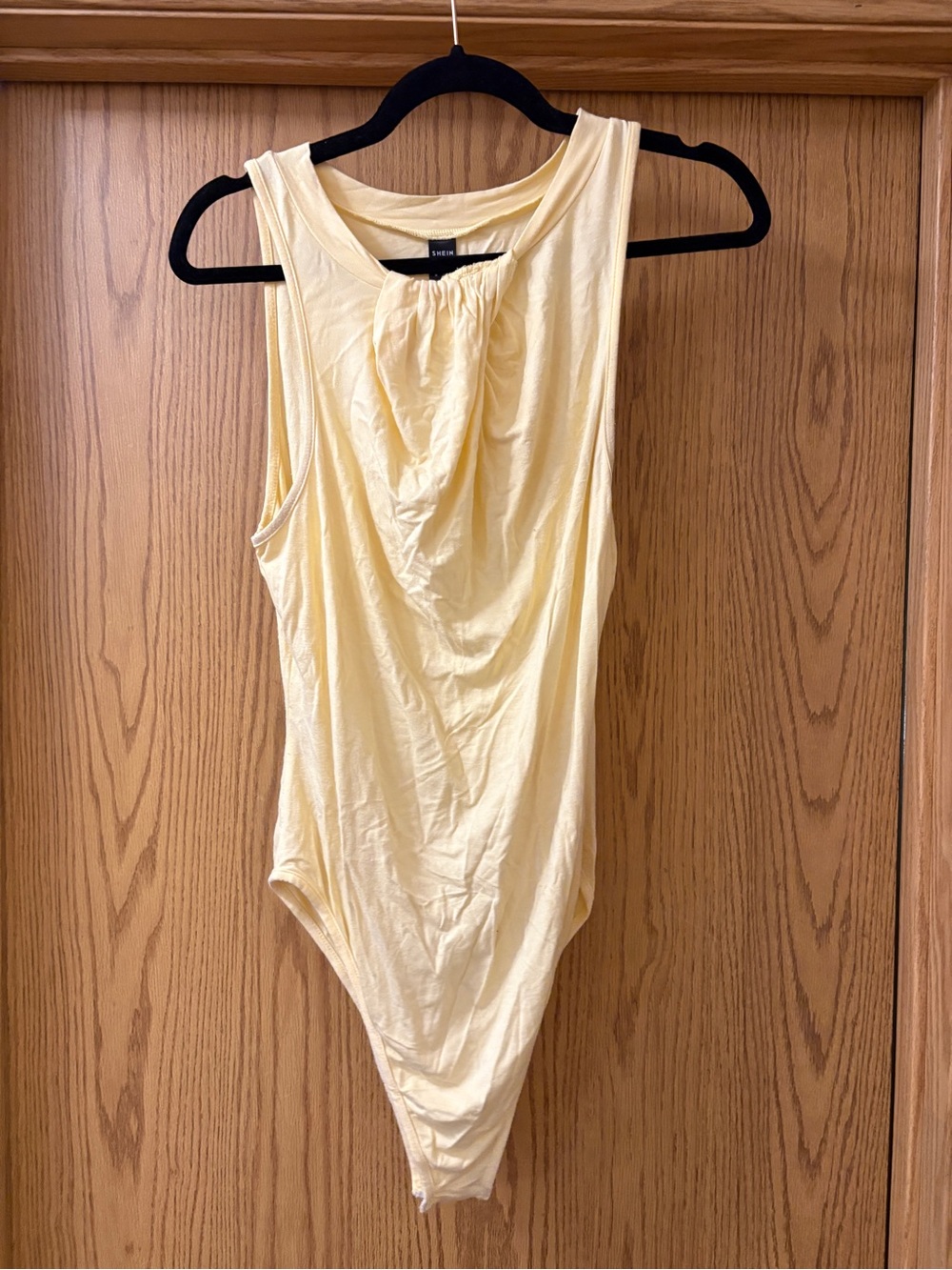Sleeveless Yellow Bodysuit